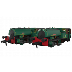 Port of Bagnall's - TWIN PACK - Lined Dark Green (DCC Ready)