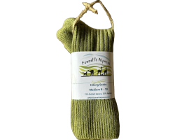 Alpaca Hiking Socks- Sage Green MEDIUM