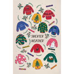 Sweater Weather Tea Towel