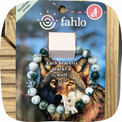 Animal Tracking Bracelet - Wolf