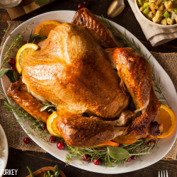 BRONZE Turkey 6.5 -7 kg. Feeds 8-10 people