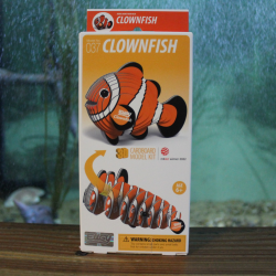 Small cardboard clownfish model kit