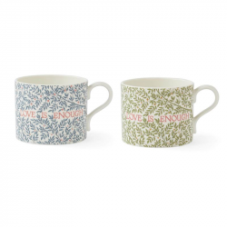 Love is Enough' Set of 2 Mugs