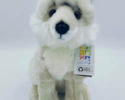 Petjes White Wolf Sitting 29cm