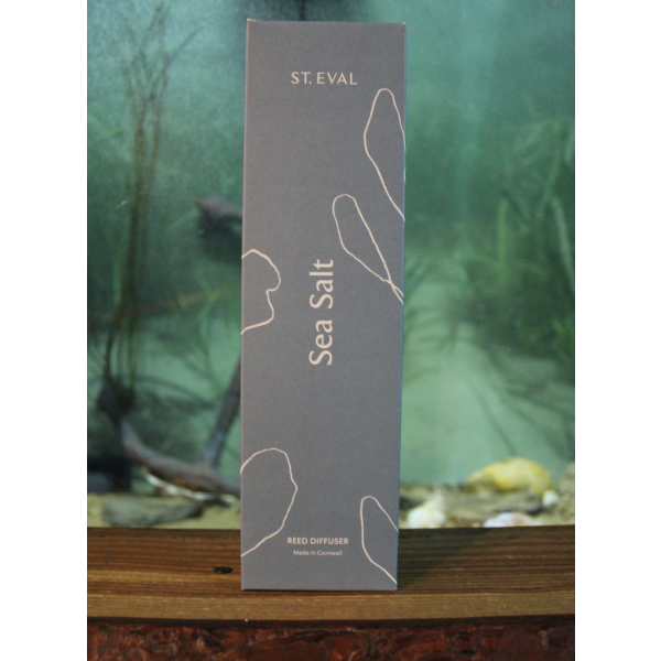 Boxed sea salt scented reed diffuser