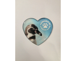 WWP Heart Magnet - Penguin