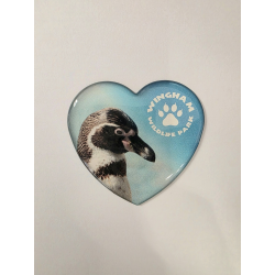 WWP Heart Magnet - Penguin