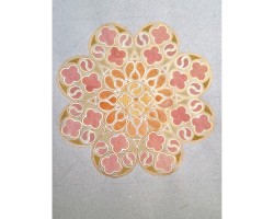 The secret of the soul. Rose Window Design by Laura Taylor
