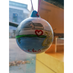 Christmas Decoration Enniskillen Castle & Swan