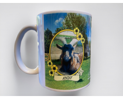 Adopt a Goat Mug- Andy