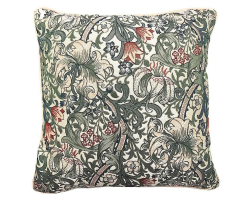 Golden Lily Tapestry Cushion Cover