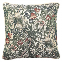 Golden Lily Tapestry Cushion Cover