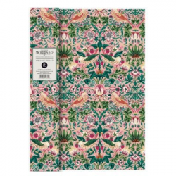 Pink Blush Strawberry Thief  Wrapping Paper