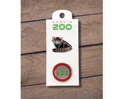 Red Panda Two Pin Set