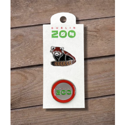 Red Panda Two Pin Set