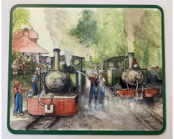 Eric Leslie Placemat: Prepping the Train