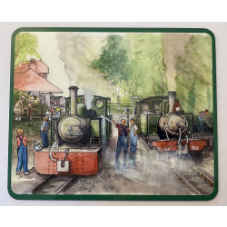 Eric Leslie Placemat: Prepping the Train