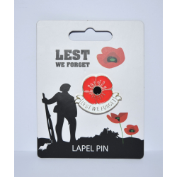 Poppy Enamel Pin Badge