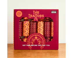 Official The Traitors Christmas Crackers 2024 - Set of 6 - NOW IN STOCK