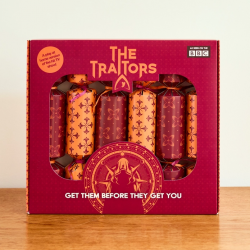 Official The Traitors Christmas Crackers 2024 - Set of 6 - NOW IN STOCK