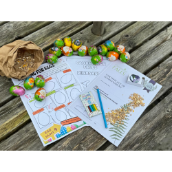 Children's Seasonal Trail Activity Bag: trail, scratch art, duck food, pencils, certificate,  little prize