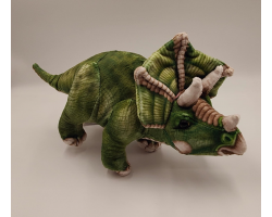 Petjes Triceratops Green 28cm