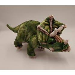 Petjes Triceratops Green 28cm