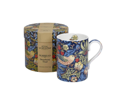 Blue Strawberry Thief Mug