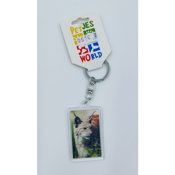 Petjes 3D Keychain Lynx
