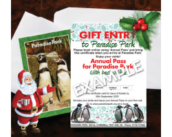 Gift Annual Pass - Child 3 to 15 years of age (Christmas Present)
