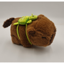 Brown Capybara with Turtle Snapband