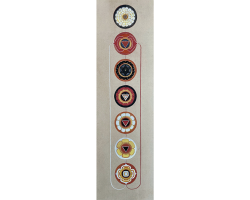 The Yantra of the Chakras, Based on Imagery from the Sadānamāla by Sandra Hill