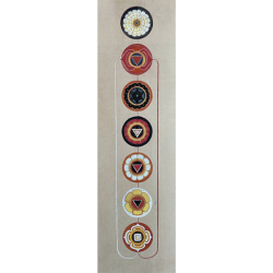 The Yantra of the Chakras, Based on Imagery from the Sadānamāla by Sandra Hill