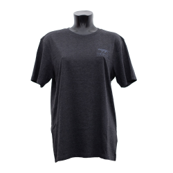 100% organic cotton BCS T- Shirt - Black Marl