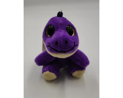 Petjes Keychain Plush Purple Trex 6cm