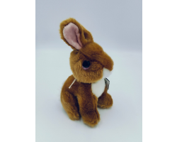 Petjes Glitter Eyes Rabbit Brown  20cm