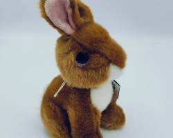 Petjes Glitter Eyes Rabbit Brown  20cm