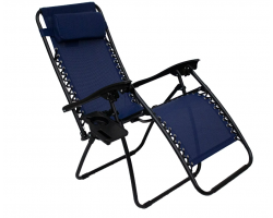 Royale Relaxer Reclining Chair-Navy Blue