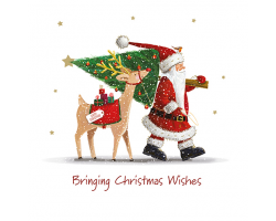 Santa's on his way