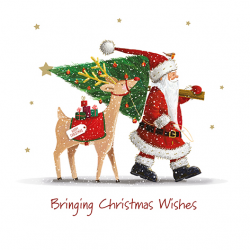 Santa's on his way