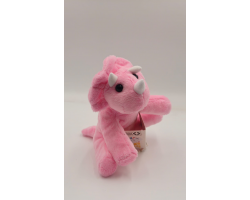 Mini Pink Triceratops 13cm