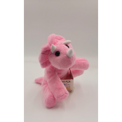 Mini Pink Triceratops 13cm