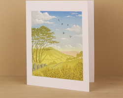 The Old Wall Greeting Card - Steve Manning