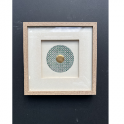 Gilding on paper by Marzieh Kaviani