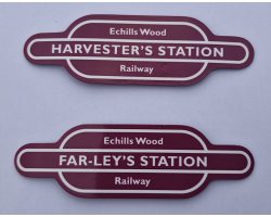 EWR Station Magnet set of 2