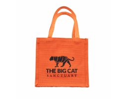 BCS Orange Mini Jute Bag