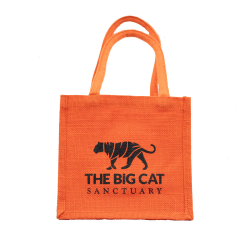 BCS Orange Mini Jute Bag