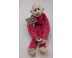 Petjes Cute Hangers Pink Monkey 33cm