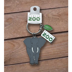Elephant Metal Key Ring