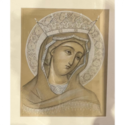 Cartoon for the Icon of Regina Caeli